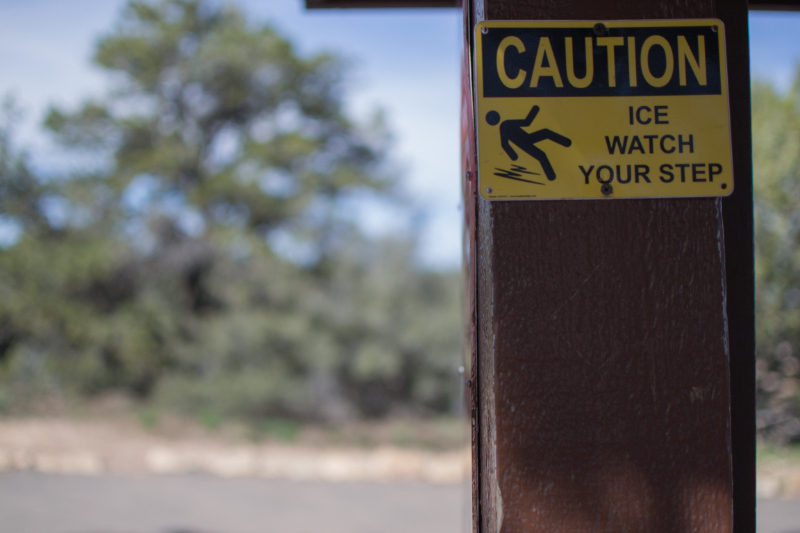 Preventing slipping accidents